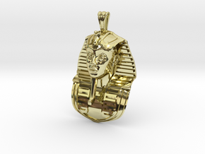 Egyptian Pharaoh in 18k Gold Plated Brass