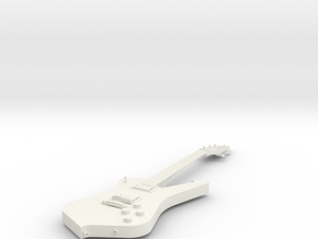 Guitar - Iceman in White Natural Versatile Plastic