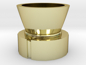 Product: Flowerpot in 18K Yellow Gold: Medium