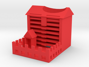 stationary home-2 in Red Processed Versatile Plastic: Medium