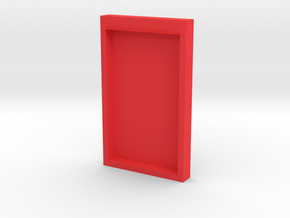 Lens phone case in Red Processed Versatile Plastic