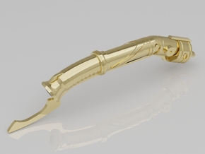 CNTDK Keychain in Natural Brass