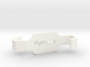#FlyHappy SM - DJI Controller Small Tablet Holder in White Processed Versatile Plastic