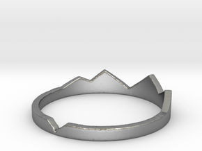 mountain valleys in Natural Silver