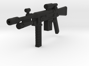 Single 1/12 assault rifle grenade launcher in Black Natural Versatile Plastic