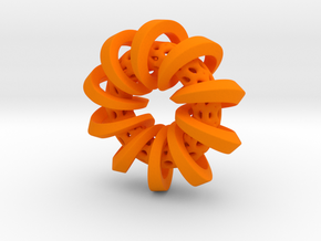 Encircle in Orange Processed Versatile Plastic