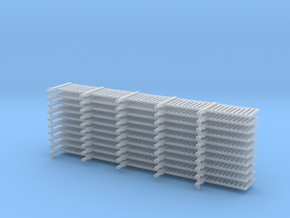 bariere beton roulers HO 114 mm long 10 pc in Tan Fine Detail Plastic