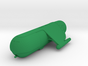 Romulan BOP (2150s) 1/1000 in Green Processed Versatile Plastic