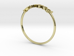 Astrology Ring Poissons US5/EU49 in 18K Yellow Gold