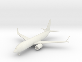 1:400 Boeing 737 Max 8 in White Natural Versatile Plastic