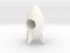 Magent rocket in White Processed Versatile Plastic