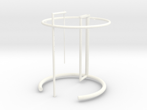 Side table E1027 - Eileen Gray - Scale1:6 in White Processed Versatile Plastic: 1:8