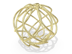 Christmas Ornament 2015 #011 in 18K Yellow Gold