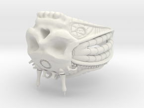 steampunk skull in White Natural Versatile Plastic: 5 / 49
