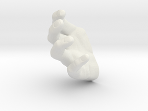 right hand height 80mm in White Natural Versatile Plastic