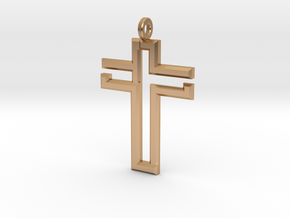 CROSS1 in Polished Bronze