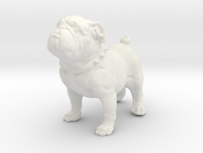 Lobo's Dawg for Build a figure Lobo (Bull Dog) in White Natural Versatile Plastic