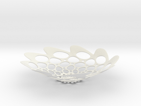 DDW Cosmic Bowl in White Natural Versatile Plastic