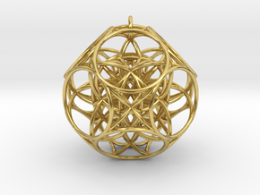 centere universe pendant4. in Polished Brass