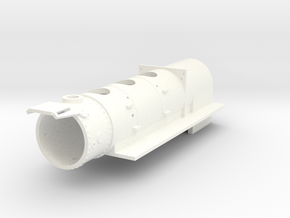 United Verde & Pacific #5 boiler in White Processed Versatile Plastic