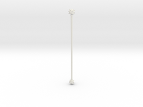 Double Ended Mace  in White Natural Versatile Plastic