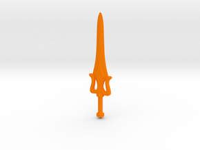 Origins - He-Man sword (full) in Orange Processed Versatile Plastic