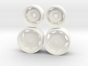Original style rims for 56 series from Repliagri in White Processed Versatile Plastic