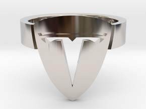 Tesla ring | Elon Musk's ring in Platinum: 11 / 64