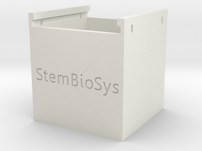 25mm Slide Box (StemBioSys Custom) in White Natural Versatile Plastic