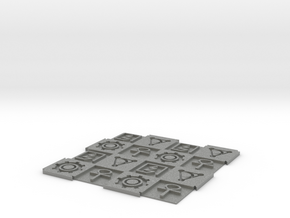 Alien 4x4 Expandable Chessboard 30mm Squares in Gray PA12