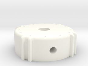 Zenith '41 Knob Donut in White Processed Versatile Plastic