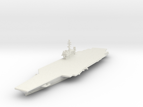 USS Kitty Hawk CV-63 in White Natural Versatile Plastic: 1:2400