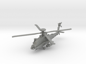 Boeing AH-64D Longbow Apache Attack Helicopter in Gray PA12: 1:144