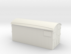 HO/OO 1-Plank Wagon Van Box Load in White Natural Versatile Plastic