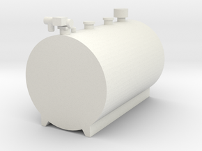 Fuel Barrel 500 gal in White Natural Versatile Plastic: 1:64 - S