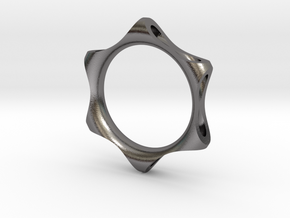 © ABCDRINGS H-TUBE RING D17,5 in Polished Nickel Steel