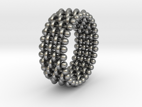 woven ring 3 in Natural Silver