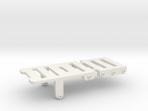 SCX24 Rear Accessory Trays (Komodo Version) in White Natural Versatile Plastic