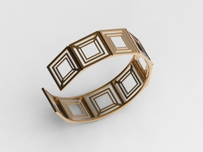 Fate bracelet in Polished Brass