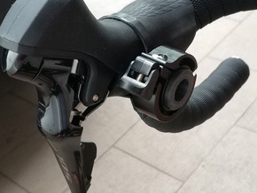 Bicycle Ring Bell Adapter for Drop Bars in Black Natural Versatile Plastic