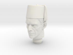 Mego Boris Karloff as Imhotep 1:9 Scale Head in White Natural Versatile Plastic