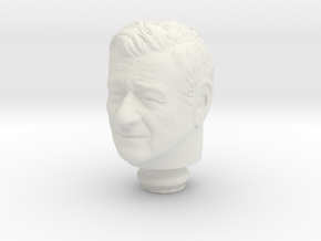 Mego John Wayne 1:9 Scale Custom Head in White Natural Versatile Plastic