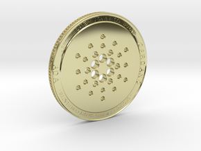 ADA Cardano Coin in 18K Yellow Gold
