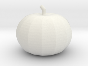 Pumpkin in White Natural Versatile Plastic