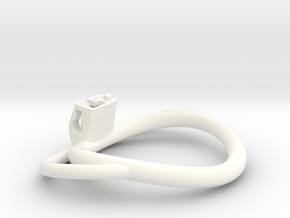 Cherry Keeper Ring G2 - 64x58mm (WO) -12° ~61mm LH in White Processed Versatile Plastic