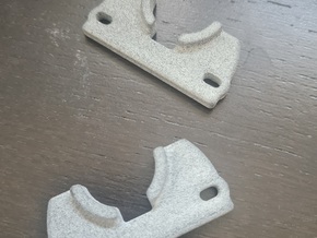 Aug Gearbox Backplate (real Quick Spring Release) in Gray PA12