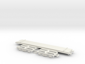 HO/OO Freelance Church on Wheels Bachmann Chassis in White Natural Versatile Plastic