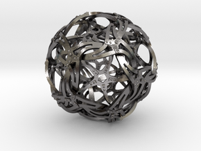 Dodecahedron Bridge Construction in Polished Nickel Steel