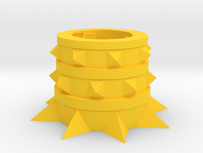 Beyblade Yak | Anime Attack Ring in Yellow Processed Versatile Plastic