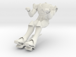 Robotech Southern Cross VHT Male Pilot Body in White Natural Versatile Plastic
